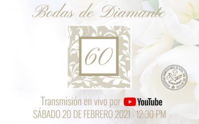 Invitación a la Eucaristía de Jubileo – Bodas de Diamante