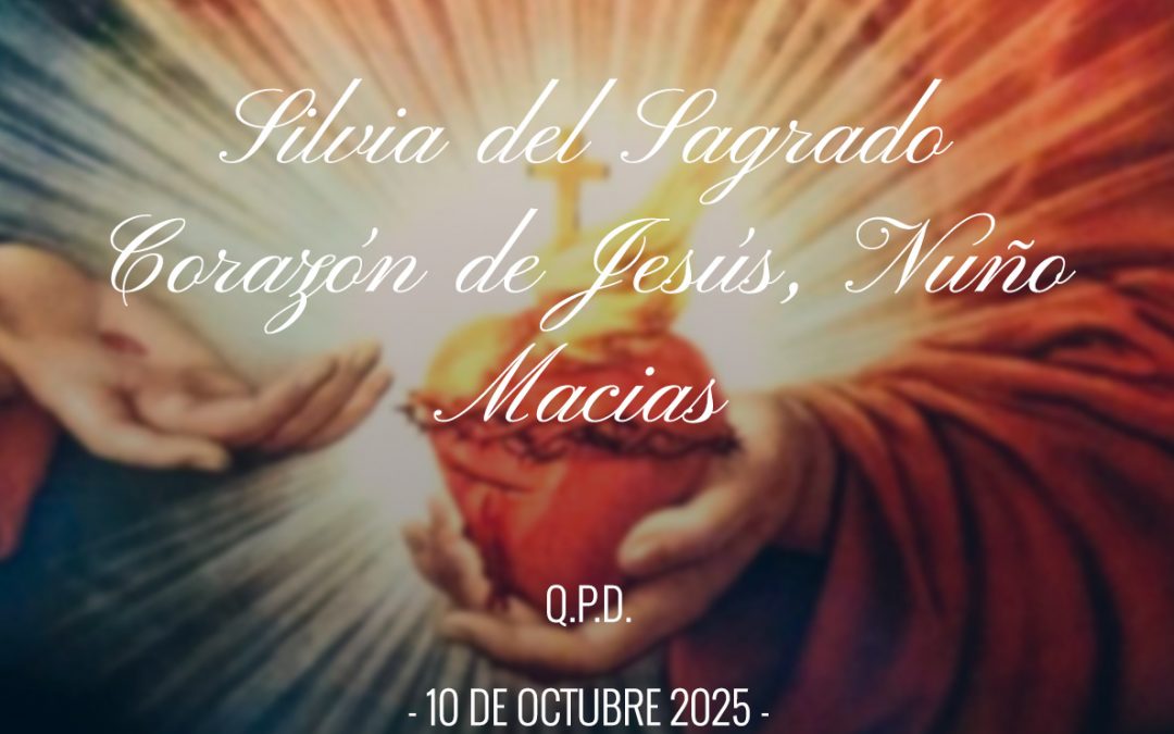 Descanse en Paz Madre Silvia